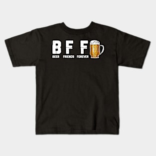 BFF Beer Friends Forever Funny Oktoberfest Beer Kids T-Shirt